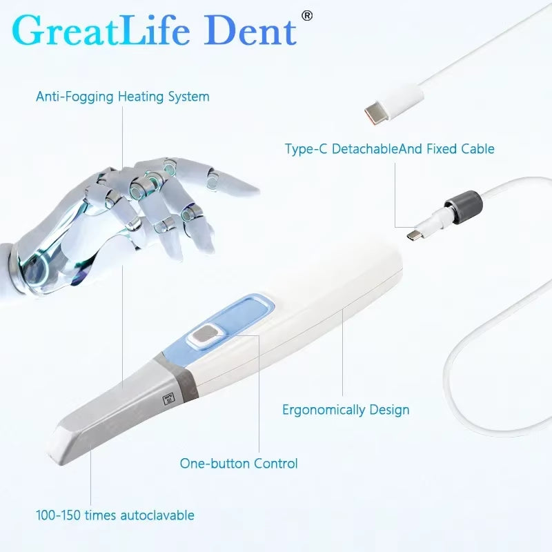 Dental Runyes 3.0 Pro Intraoral 3D Scanner 3D with Free Software CAD CMD Orthodontic Restoration CE ISO Approved