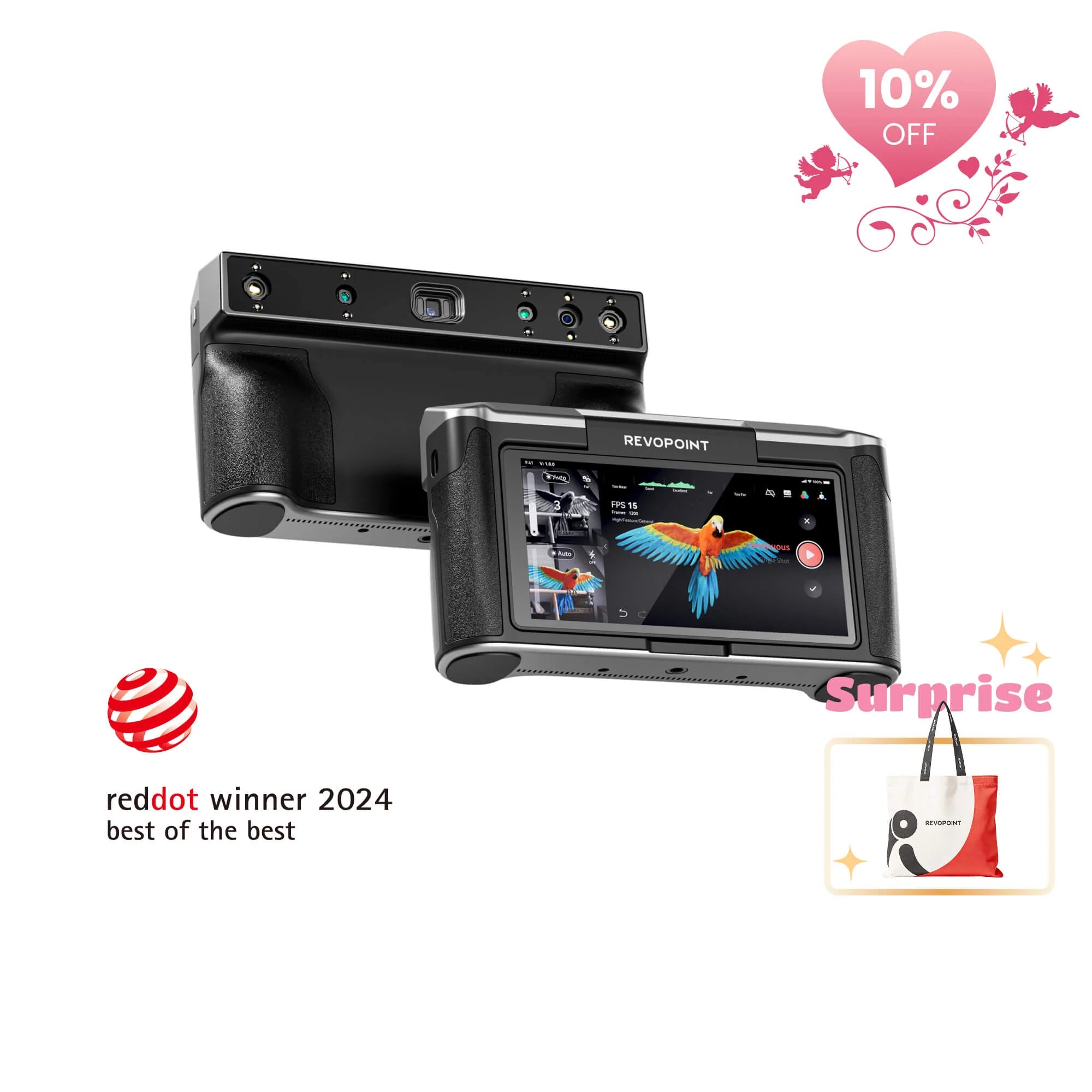 Revopoint MIRACO - Standalone 3D Scanner for Small to Large Objects Scanner