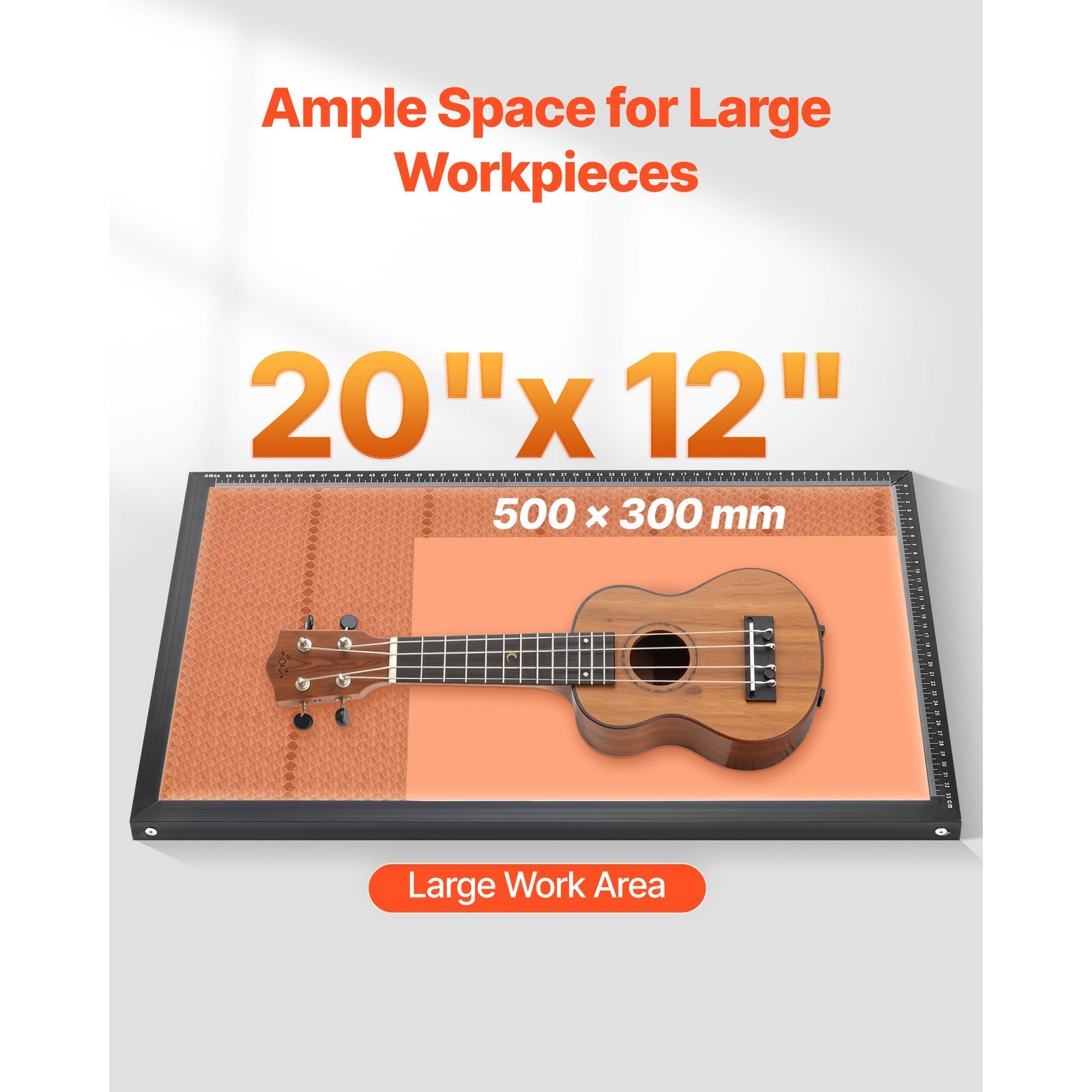 Uimoso 55W CO2 Laser Engraver 20X12 in Desktop Laser Cutter with Built-In Camera