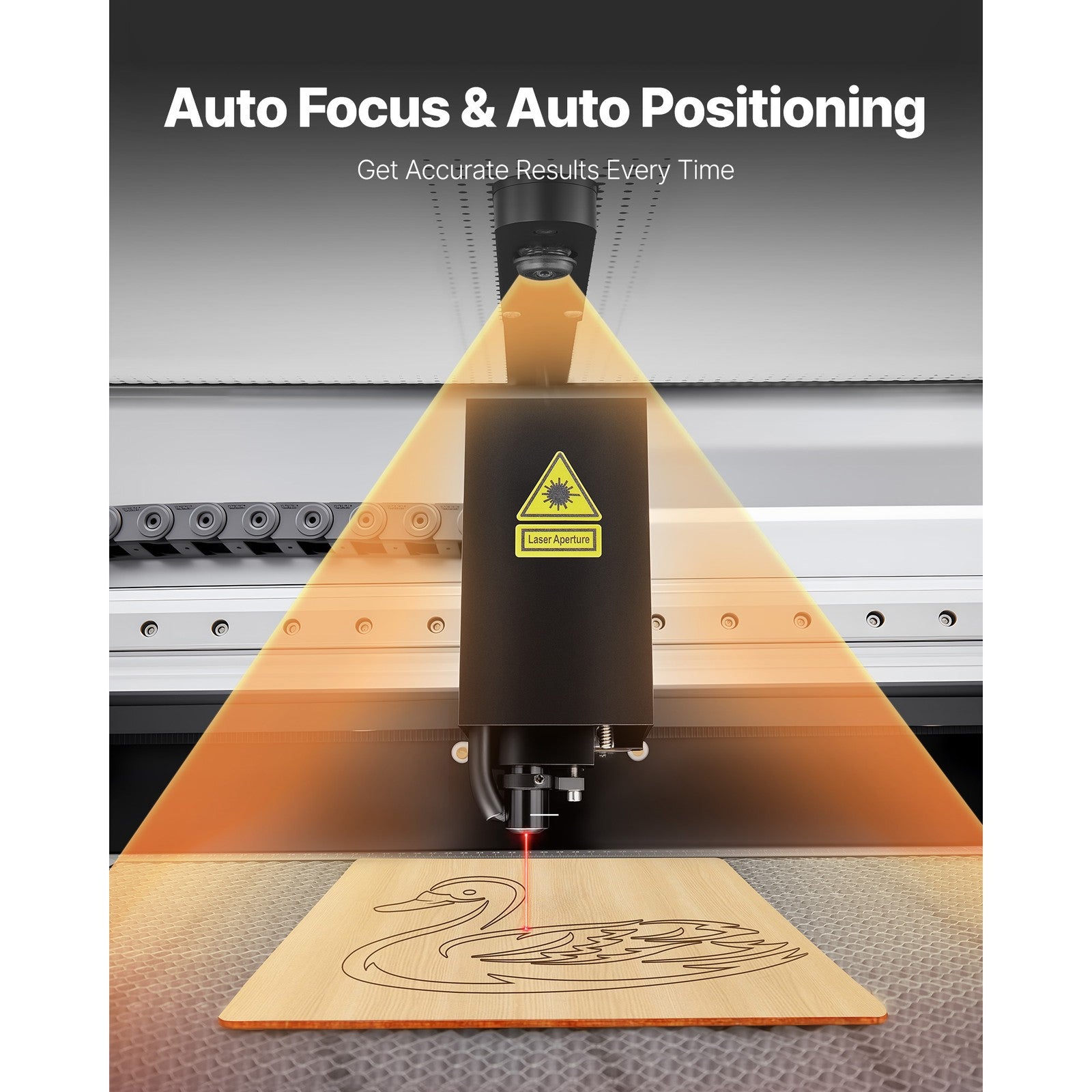 Uimoso 55W CO2 Laser Engraver 20X12 in Desktop Laser Cutter with Built-In Camera