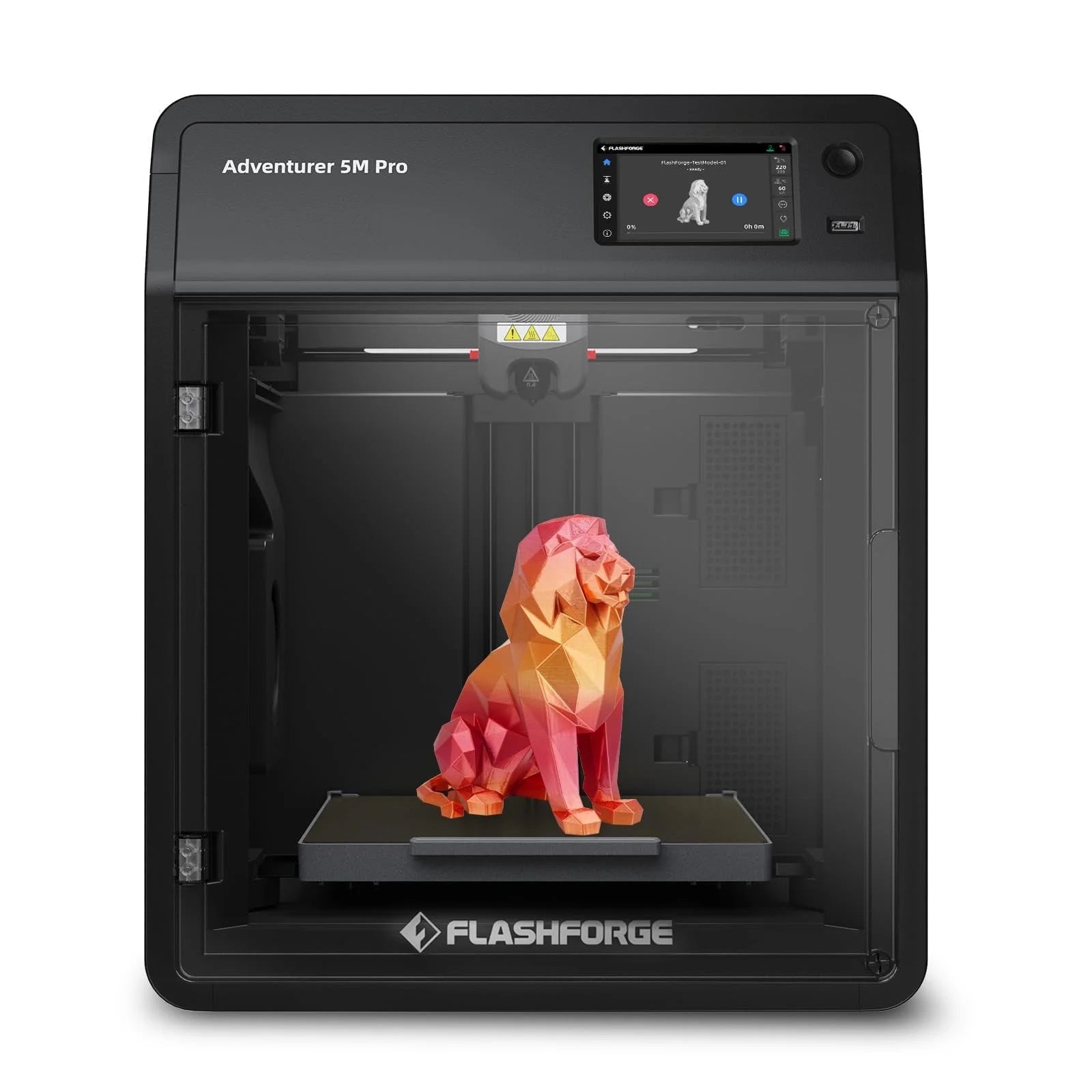 Adventurer 5M Pro 3D Printer, 600Mm/S High Speed 3D Printer, 8.7 X 8.7 X 8.7'', Black