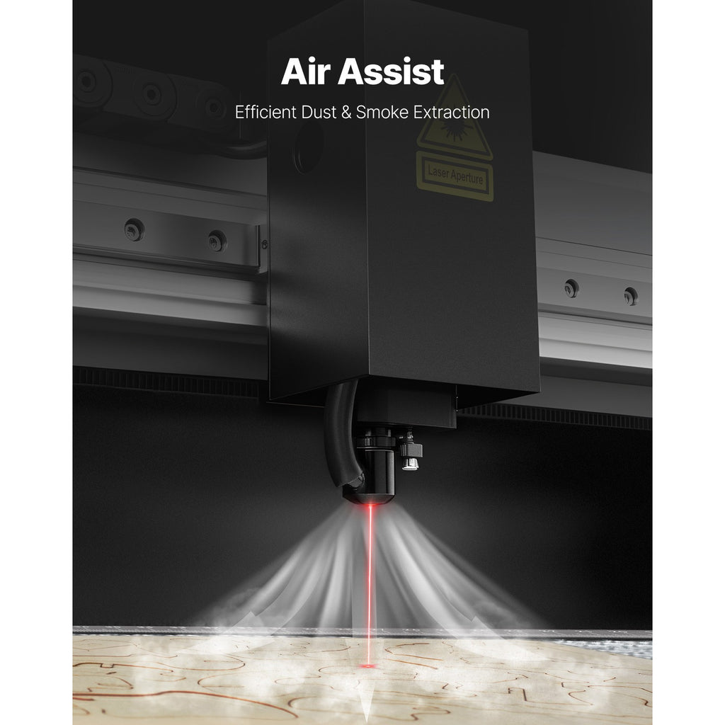 Uimoso 55W CO2 Laser Engraver 20X12 in Desktop Laser Cutter with Built-In Camera