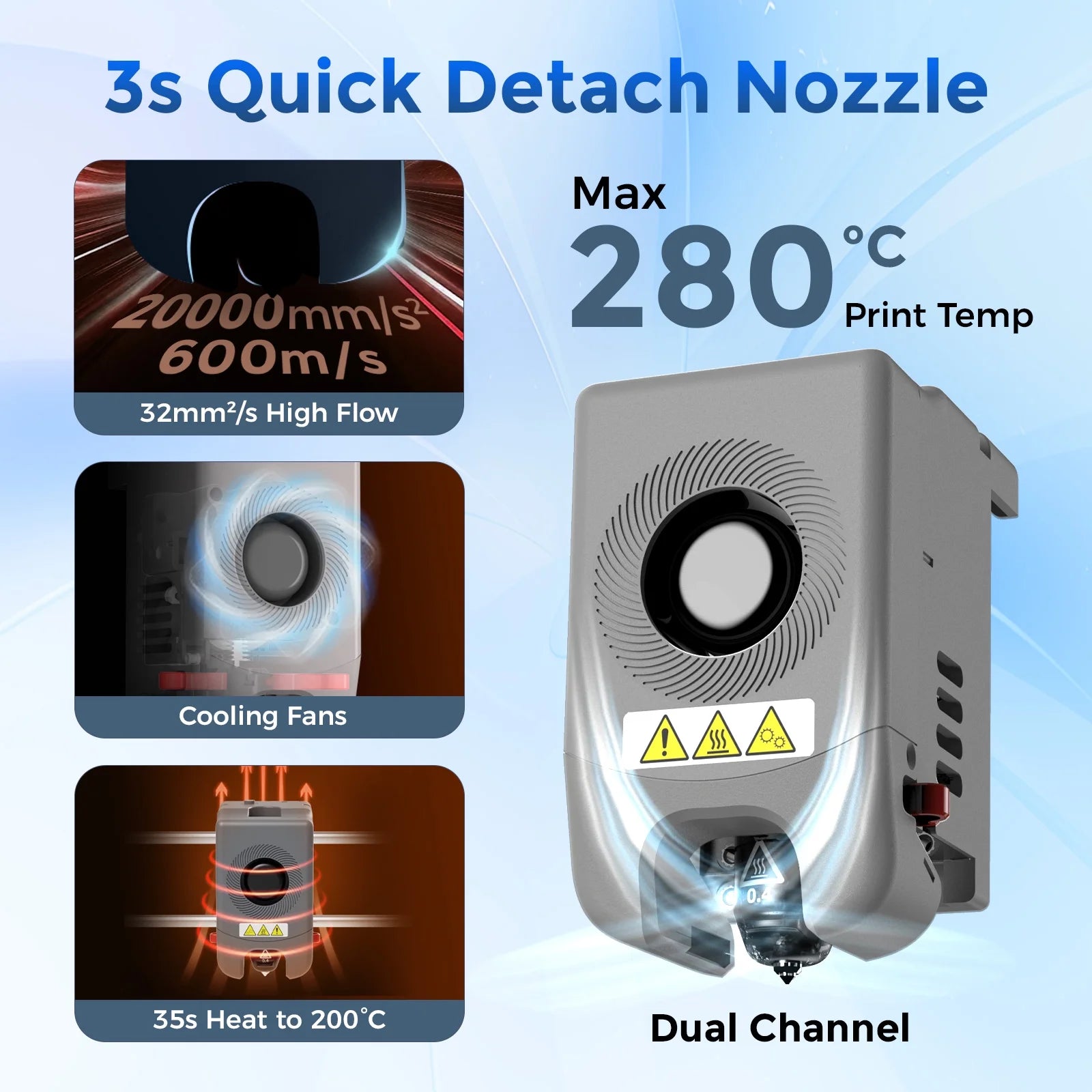 Adventurer 5M Pro 3D Printer, 600Mm/S High Speed 3D Printer, 8.7 X 8.7 X 8.7'', Black